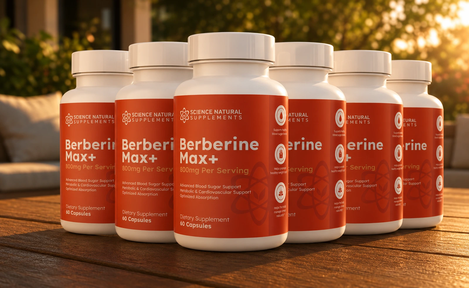 Berberine 6 Bottles