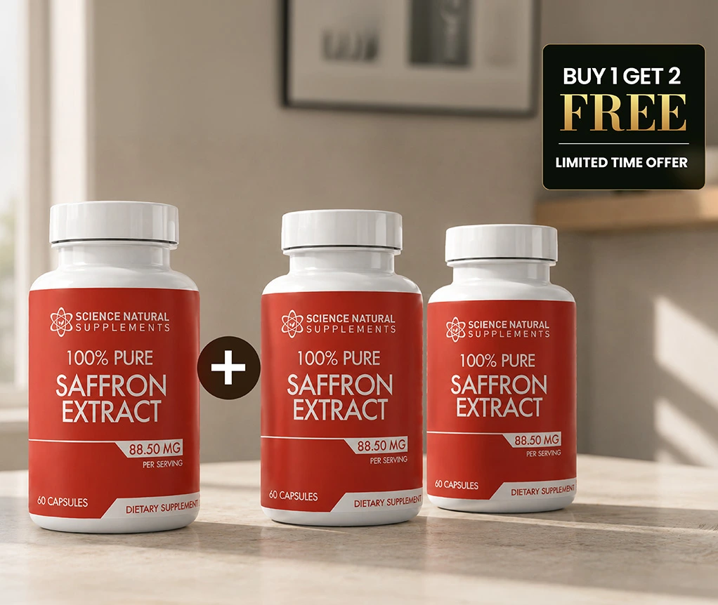 3 Bottles of 100% Pure Saffron Extract