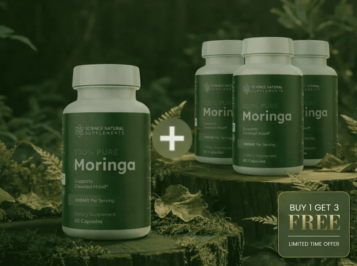 4 Bottles of Premium Moringa