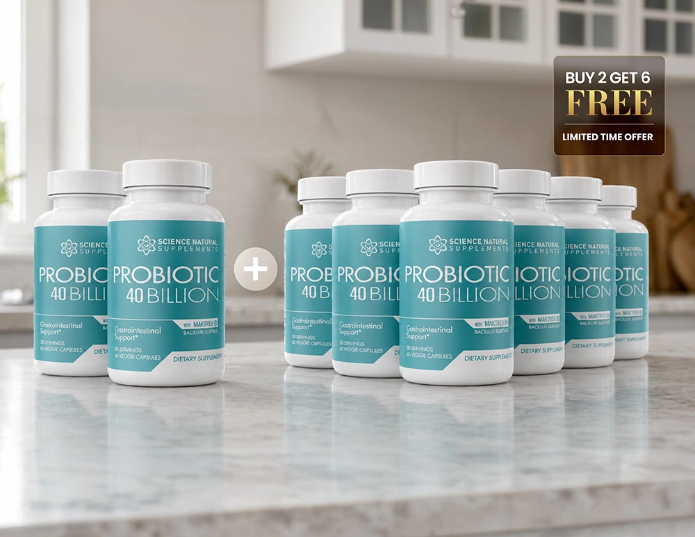 8 Bottles of Premium Probiotic 40 Billion