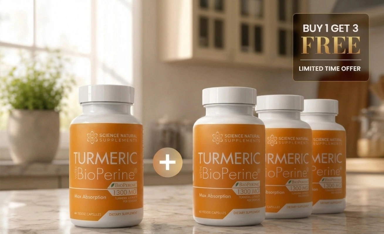 8 Bottles of Premium Turmeric with BioPerine